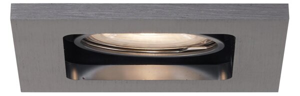 6 darabos modern süllyesztett spotlámpa készlet, fegyverszürke, GU10, 50mm, kerek, dönthető - Qure