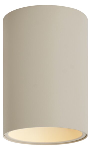 4 darabos modern bézs színű, felületre szerelhető spotlámpa készlet GU10 50mm kerek - Deep
