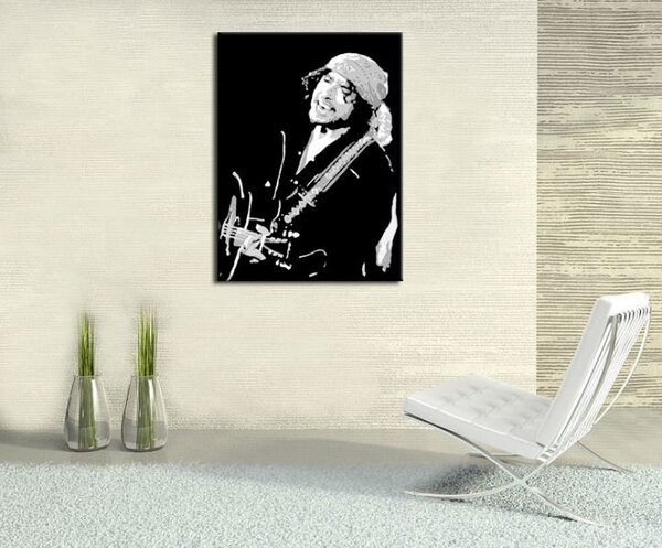 Kézzel festett POP Art festmény Bob Dylan 1 rész bd