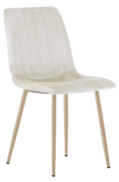 Bézs bársony szék LAVA CAMEL BEIGE