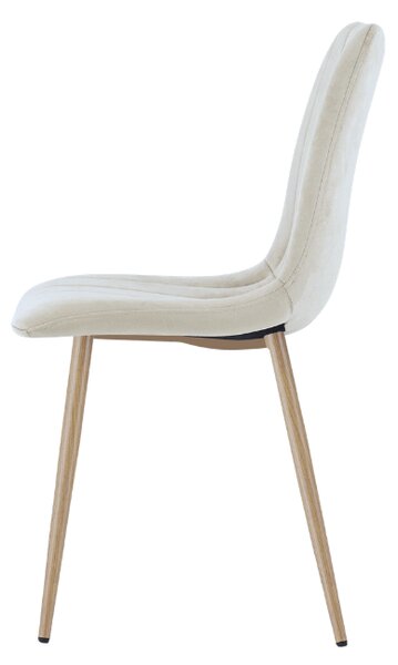 Bézs bársony szék LAVA CAMEL BEIGE