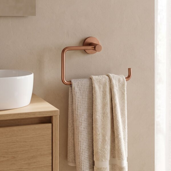 Fürdőszoba fogas 5610 Leo Brush Copper