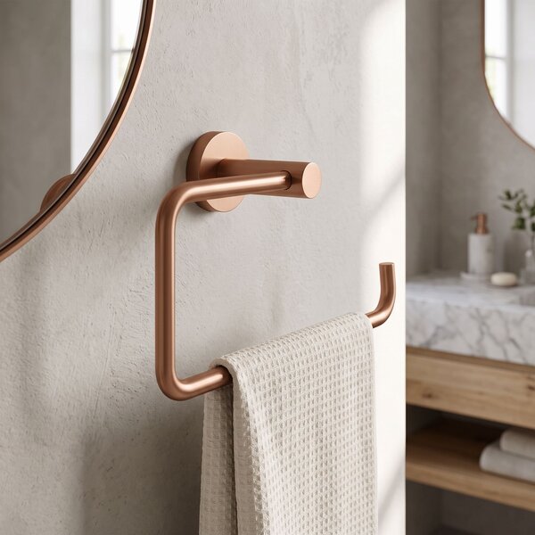Fürdőszoba fogas 5610 Leo Brush Copper