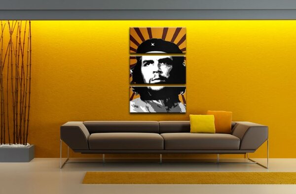 Kézzel festett POP Art festmény Che Guevara 3 darab Che