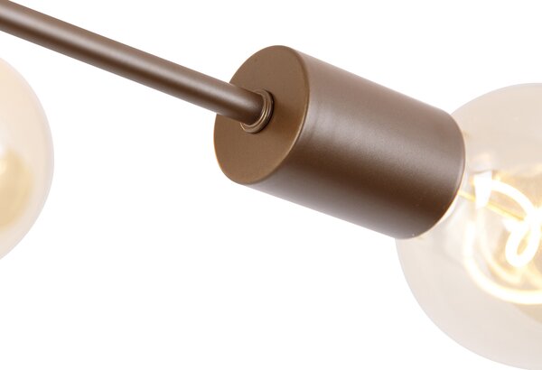 Okos mennyezeti lámpa sötét bronz 6-lámpás, 6 Wifi G95-tel - Sydney