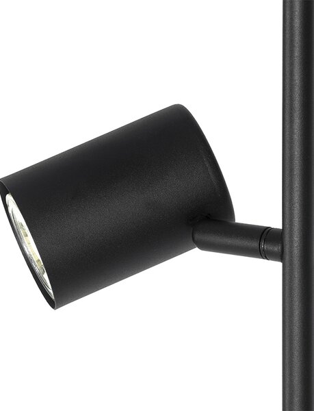 Okos állólámpa fekete 3 izzóval, 3 Wifi GU10 50mm-es izzóval - Jeana