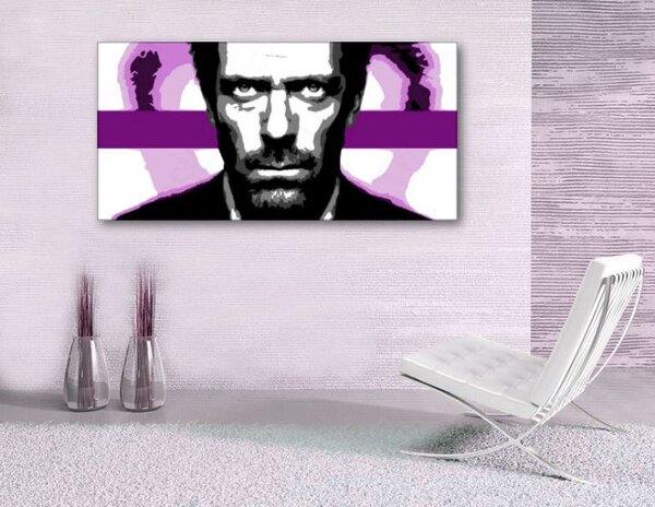 Kézzel festett POP Art Art festmény Dr. HOUSE 1 db 1010 dh