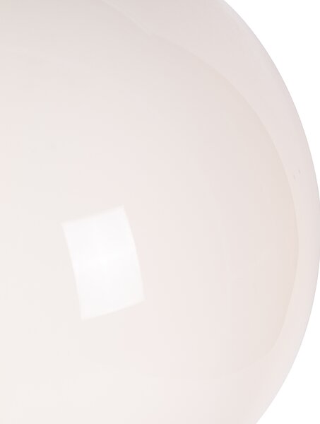 Okos skandináv függőlámpa arany színben, opál üveggel, 50 cm, WiFi A60-nal - Ball 50