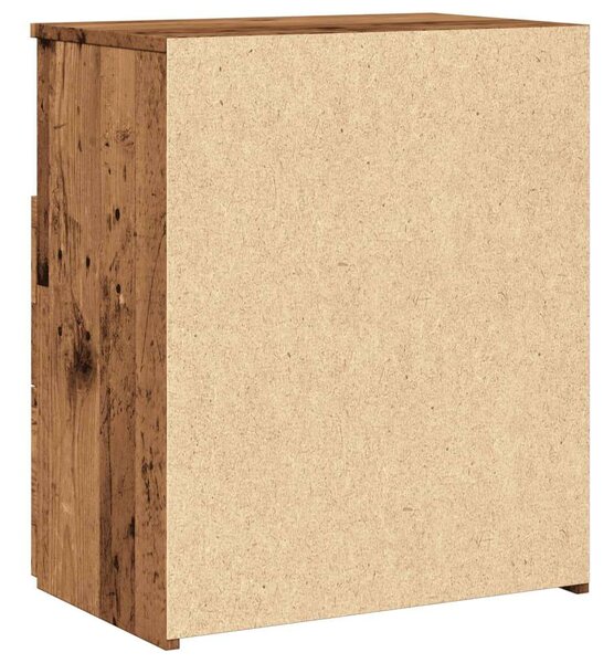 Vidaxl Antik Fa Éjjeliszekrény - 2 db - 50x32x60 cm