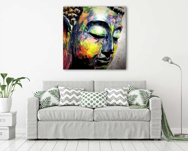Színes Buddha (vászonkép)