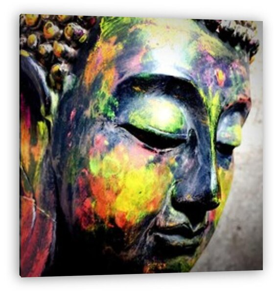 Színes Buddha (vászonkép)