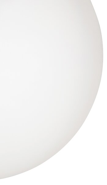 Okos skandináv függőlámpa arany színben, opál üveggel, 40 cm, WiFi A60-nal - Ball 40