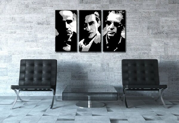 Kézzel festett POP Art festmény GODFATHER 3 darab god2