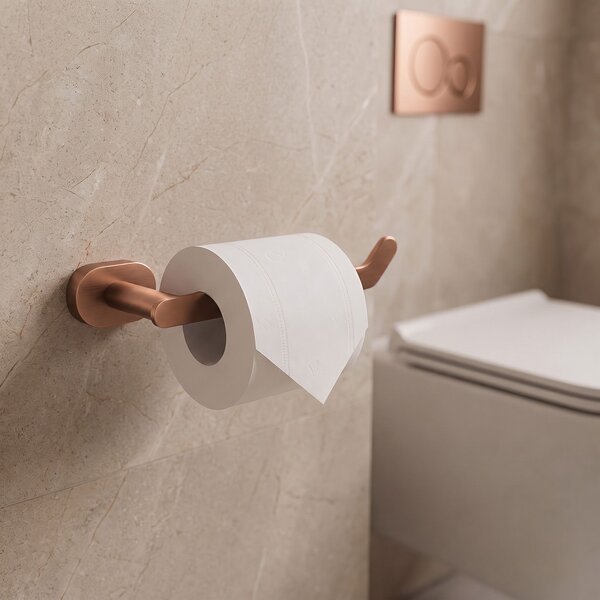 Falra szerelhető wc papír tartó 109 Til Brush Copper