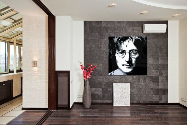 Kézzel festett POP Art festmény John Lennon 1 db jl