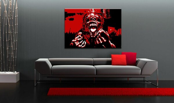 Kézzel festett POP Art festmény Iron Maiden 1 db im