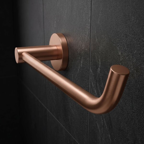 Falra szerelhető wc papír tartó 5609 Leo Brush Copper