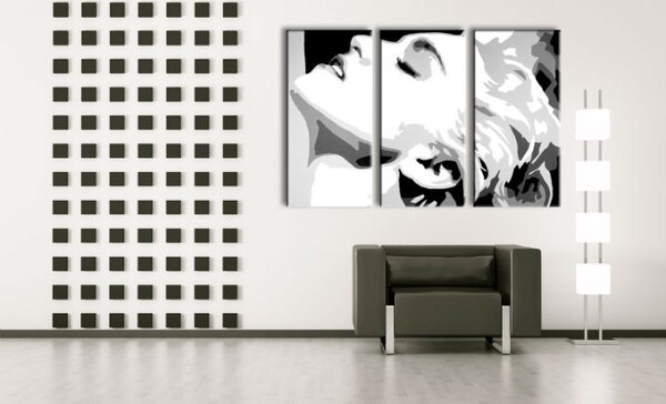 Kézzel festett POP Art festmény MADONNA 3 darab ma5