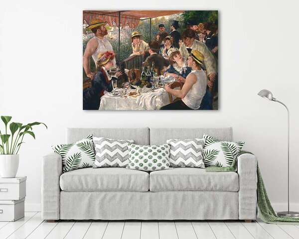 Pierre Auguste Renoir: Evezősök reggelije (vászonkép)