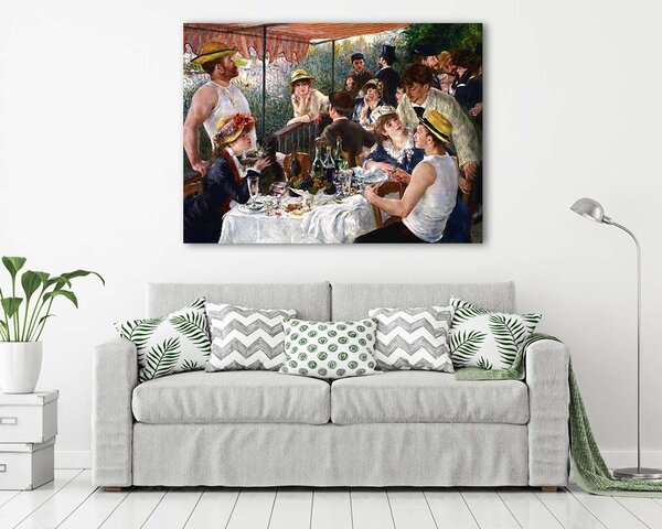 Pierre Auguste Renoir: Evezősök reggelije (színverzió 1) (vászonkép)