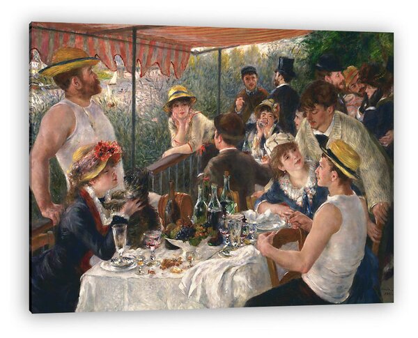 Pierre Auguste Renoir: Evezősök reggelije (vászonkép)