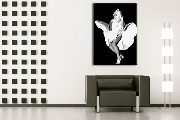 Kézzel festett POP Art festmény Marilyn Monroe 1 db mon6