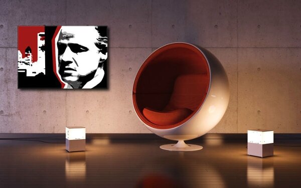 Kézzel festett POP Art festmény marlon brando 1 db mb8