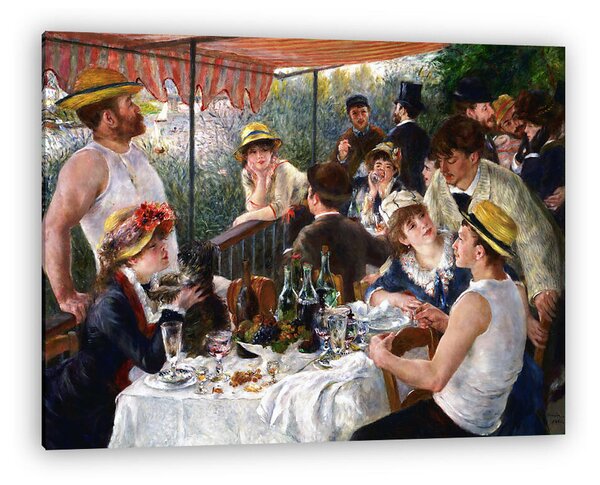 Pierre Auguste Renoir: Evezősök reggelije (színverzió 1) (vászonkép)
