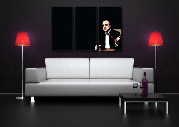 Marlon Brando kézzel festett POP Art festménye 3 rész mb3
