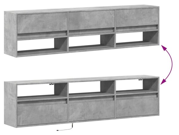 VidaXL Falra Szerelhető TV Szekrény - 180 cm