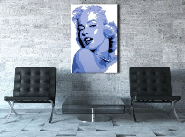 Kézzel festett POP Art festmény Marilyn Monroe 1 db mon