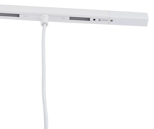 Modern sínrendszer 6 fehér függőlámpa foglalattal, 1 fázisú - Slimline Keno