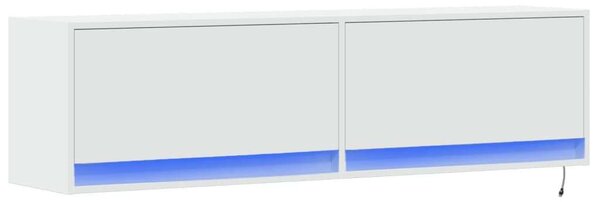 VidaXL Falra Szerelhető TV Szekrény - Fehér - 140cm