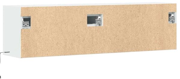VidaXL Falra Szerelhető TV Szekrény - Fehér - 140cm