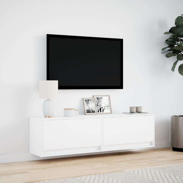 VidaXL Falra Szerelhető TV Szekrény - Fehér - 140cm