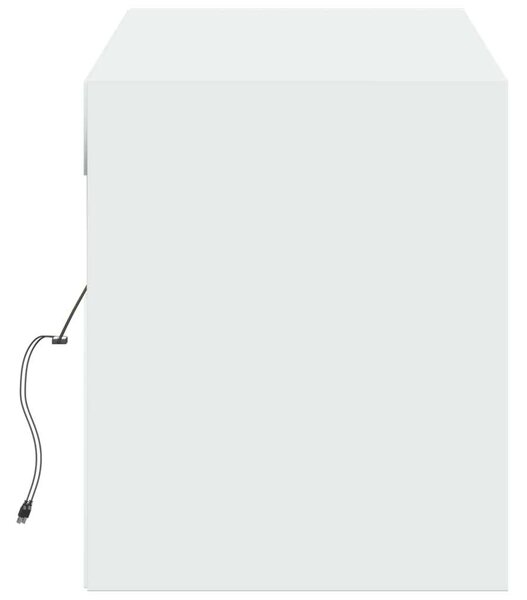 VidaXL Falra Szerelhető TV Szekrény - Fehér - 140cm