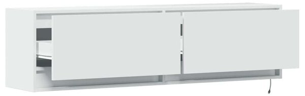 VidaXL Falra Szerelhető TV Szekrény - Fehér - 140cm