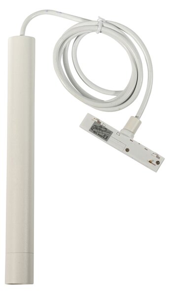 Modern fehér függőlámpa 1 fázisú sínrendszerhez - Slimline Keno