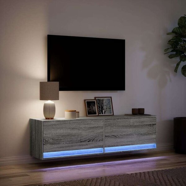 VidaXL Falra Szerelhető TV Szekrény - Sonoma Szürke - 140cm
