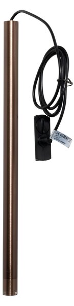 Modern sötét bronz függőlámpa 1 fázisú sínrendszerhez - Iconic Frini