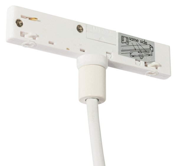 Modern fehér függőlámpa 1 fázisú sínrendszerhez - Slimline Keno