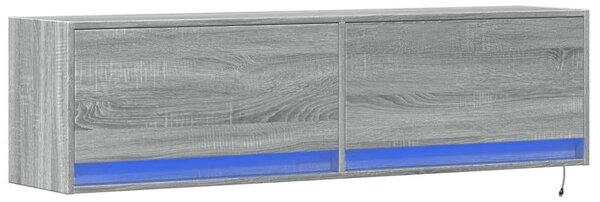 VidaXL Falra Szerelhető TV Szekrény - Sonoma Szürke - 140cm