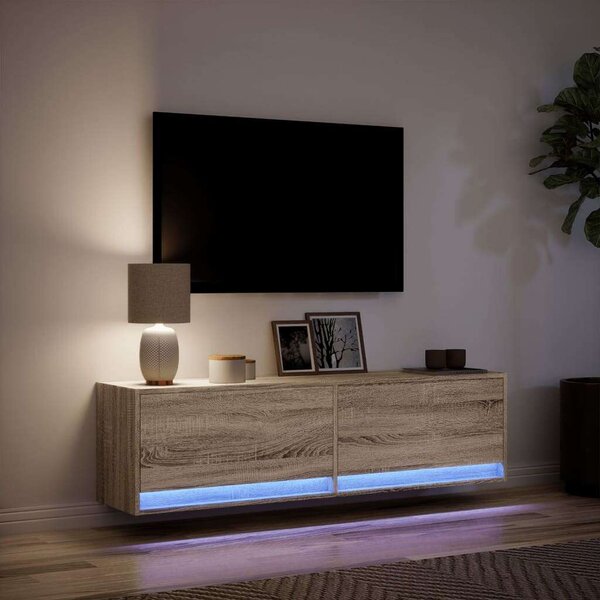 VidaXL Fali TV Szekrény - Sonoma Tölgy - 140cm