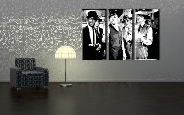 Kézzel festett POP Art festmény Rat Pack 3 darab rp