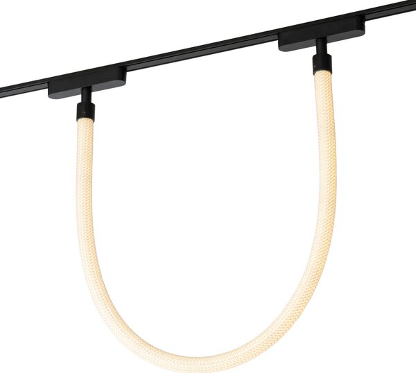 Modern fehér függőlámpa 1 fázisú sínrendszerhez 8W 3000K - Magnetic Tautau