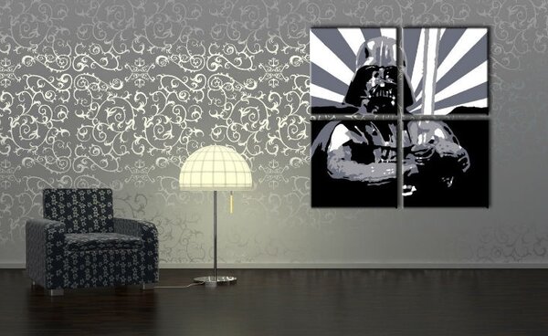 Kézzel festett POP Art festmény STAR WARS 4 darab sw2