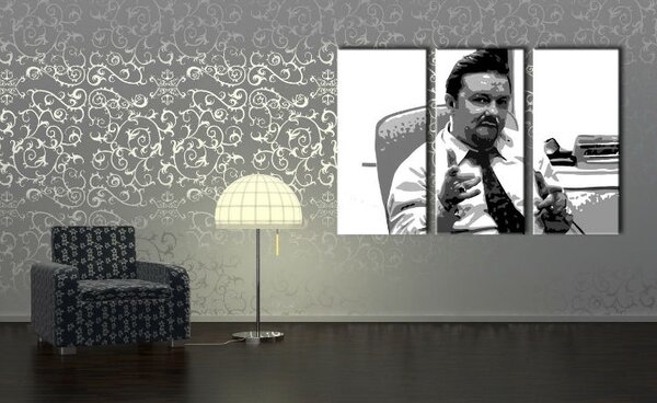 Kézzel festett POP Art The Office 3-részes kép ez a