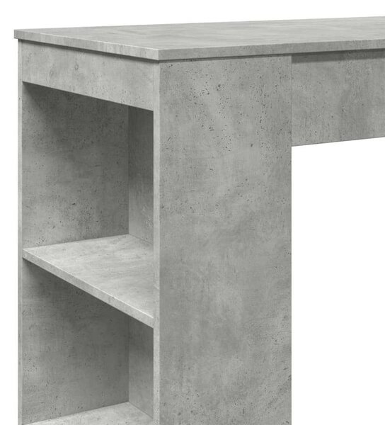 VidaXL Bárpult Asztal - Beton Szürke - 95x47x103,5 cm
