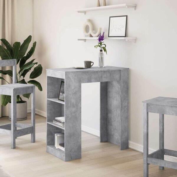 VidaXL Bárpult Asztal - Beton Szürke - 95x47x103,5 cm