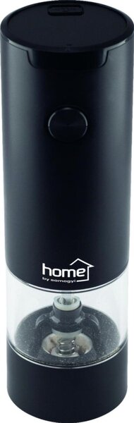 HOME HGBD1 bors- és sóőrlő, beépített LED, elemes tápellátás, állítható őrlési finomság, fekete